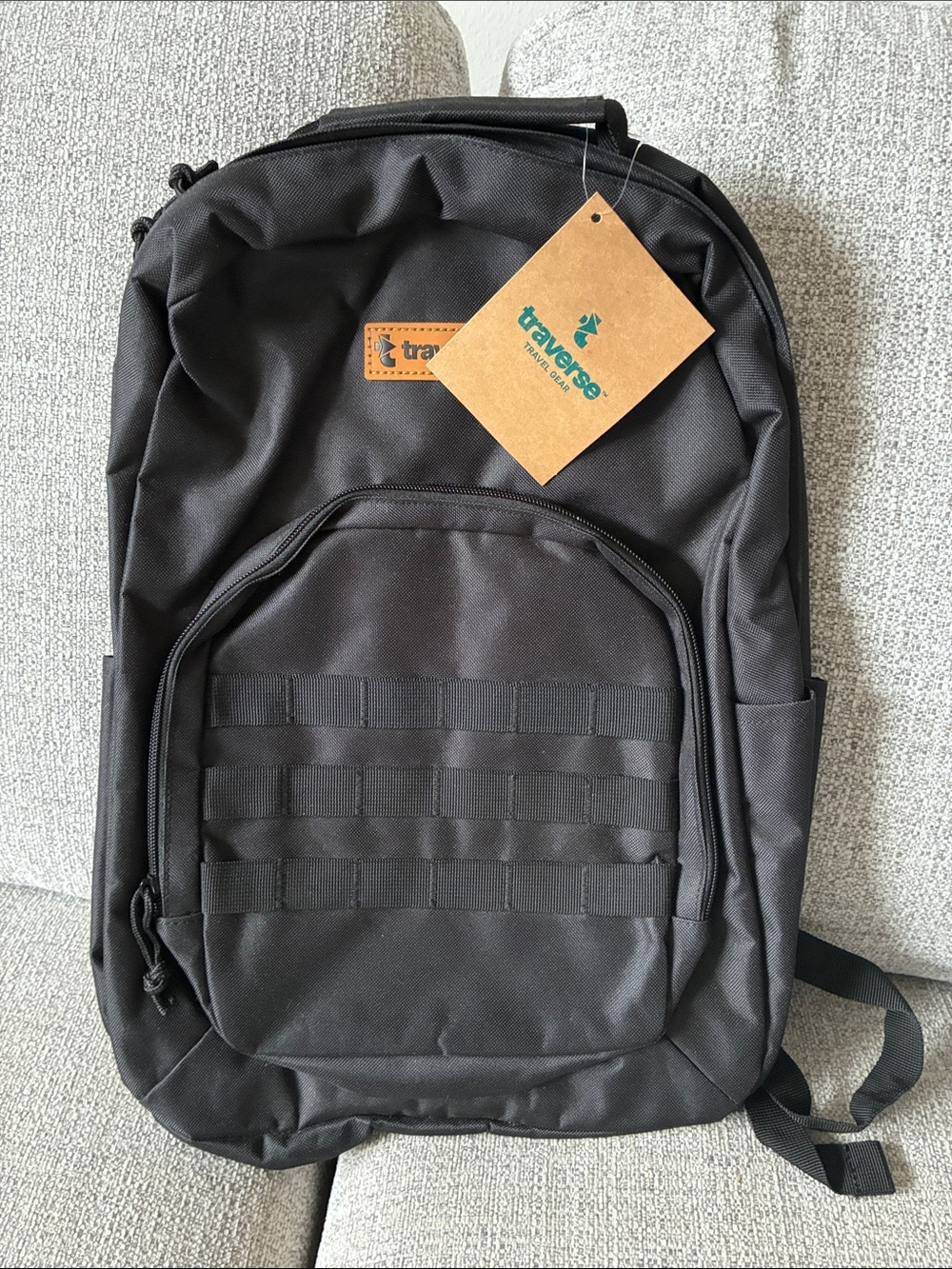 Traverse Black Men's Tactical Backpack